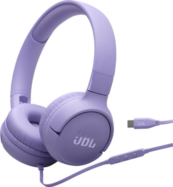 JBL Tune 520C USB-C Wired Earbuds, Purple - ONLINE ONLY