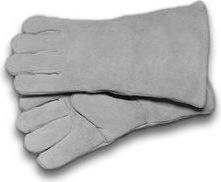 RADNOR Large 14 in Gray Shoulder Split Cowhide Cotton Lined Stick Welders Gloves