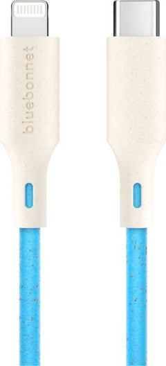 Bluebonnet Goods Quick Charge USB Cable, 4Ft, Blue
