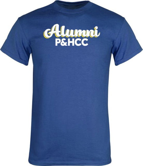 Patrick Henry T Shirt PHCC Alumni Script -  ONLINE ONLY