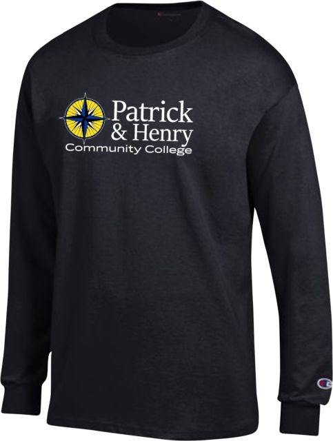 Patrick Henry Champion Long Sleeve T Shirt Patrick and Henry Primary Mark -  ONLINE ONLY