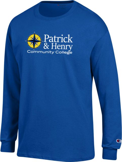 Patrick Henry Champion Long Sleeve T Shirt Patrick and Henry Primary Mark -  ONLINE ONLY
