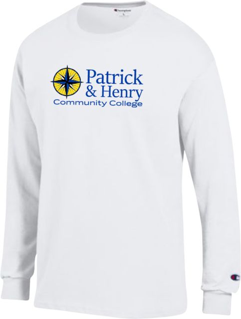 Patrick Henry Champion Long Sleeve T Shirt Patrick and Henry Primary Mark -  ONLINE ONLY