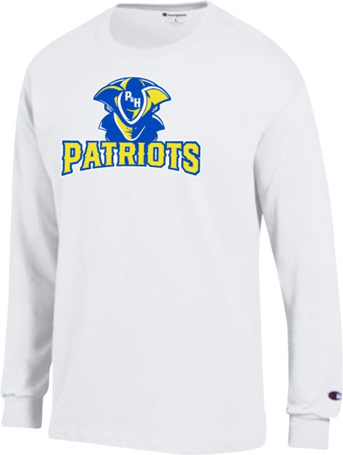 Patrick Henry Champion Long Sleeve T Shirt Patriots -  ONLINE ONLY