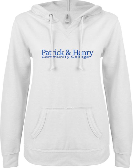 Patrick Henry ENZA Womens V Notch Raw Edge Fleece Hoodie Patrick and Henry -  ONLINE ONLY