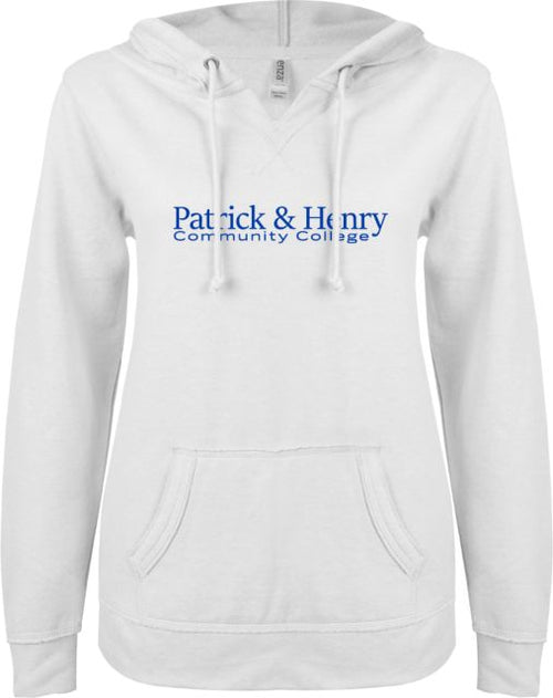 Patrick Henry ENZA Womens V Notch Raw Edge Fleece Hoodie Patrick and Henry -  ONLINE ONLY