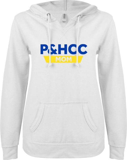 Patrick Henry ENZA Womens V Notch Raw Edge Fleece Hoodie PHCC Mom -  ONLINE ONLY