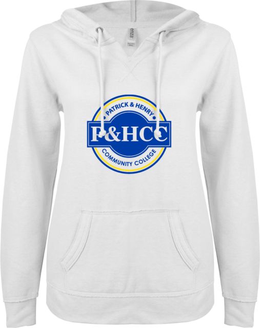 Patrick Henry ENZA Womens V Notch Raw Edge Fleece Hoodie Patrick and Henry Circle -  ONLINE ONLY