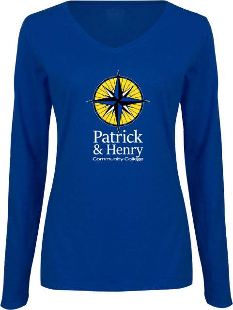 Patrick Henry Womens Long Sleeve V Neck Tee Patrick and Henry Stacked -  ONLINE ONLY