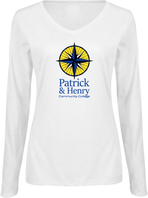 Patrick Henry Womens Long Sleeve V Neck Tee Patrick and Henry Stacked -  ONLINE ONLY