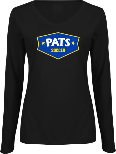 Patrick Henry Womens Long Sleeve V Neck Tee Pats Soccer -  ONLINE ONLY