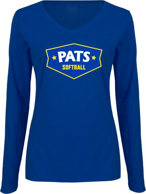 Patrick Henry Womens Long Sleeve V Neck Tee Pats Softball -  ONLINE ONLY