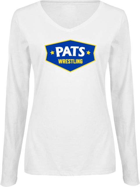 Patrick Henry Womens Long Sleeve V Neck Tee Pats Wrestling -  ONLINE ONLY