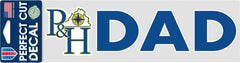 Patrick Henry Community College 3'' x 10'' Dad Decal