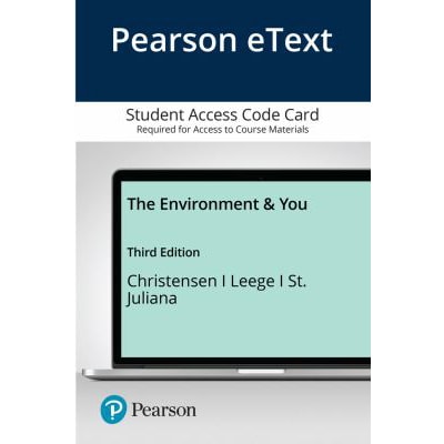 Pearson eText The Environment and You -- Access Card
