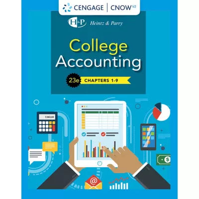 CNOWv2 for Heintz/Parry's College Accounting, Chapters 1- 9, 1 term Instant Access